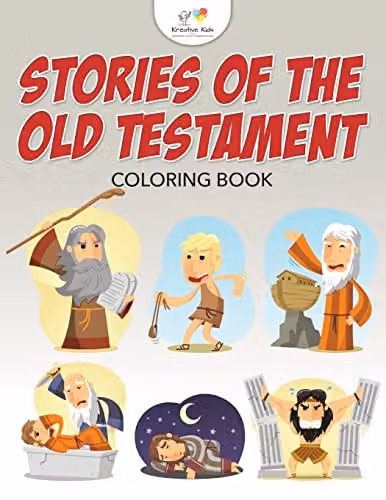 Kreative Kids Stories of the Old Testament Colouring Book for Children, Multicolour