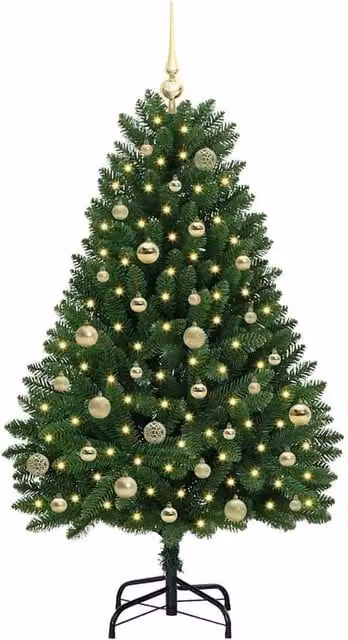 Berkfield Home Elegant Green Artificial Tabletop Christmas Tree with Stand, Height: 150 cm