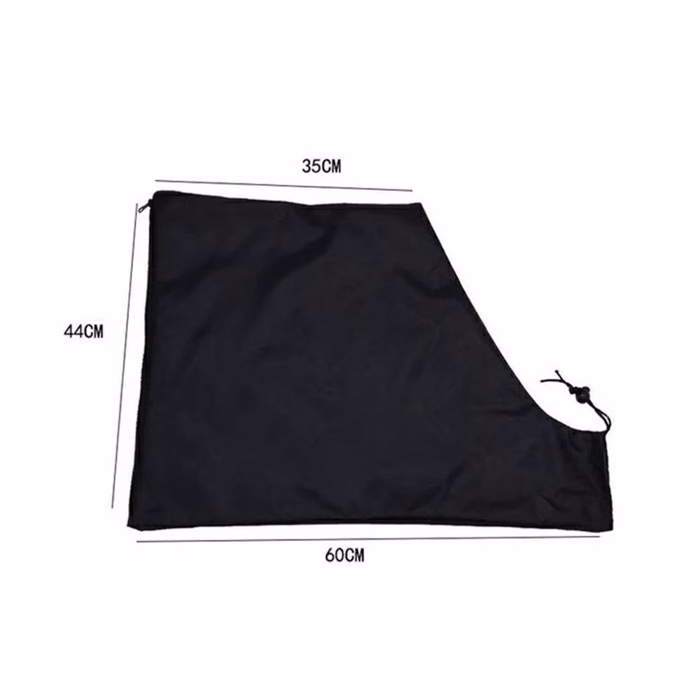 FLAVORA 2-Piece Black Polyester Garden Leaf Blower Vacuum Collection Bags, W/D/H: 100 x 15 cm – 2