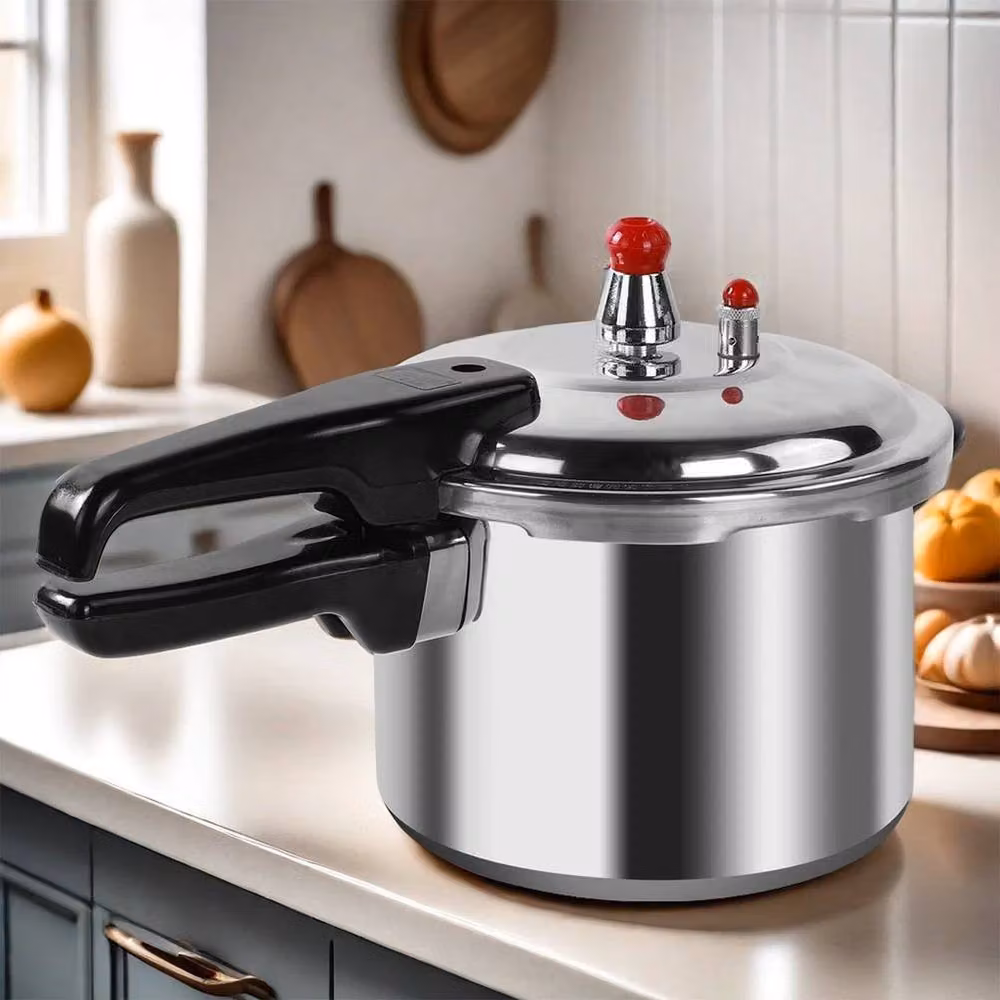 KORVIXA Aluminium Pressure Cooker, 7 l, Silver – 3