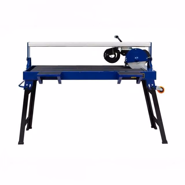 T-Mech Wet Tile Cutter Bench in Blue, 1200mm, 1400W