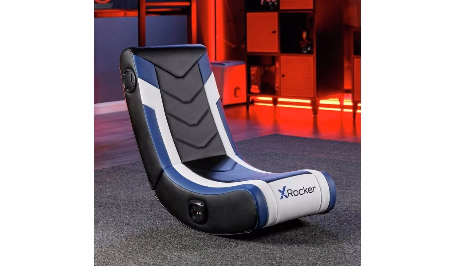 X Rocker Solo eSports 2.0 Audio Junior Gaming Chair in Blue