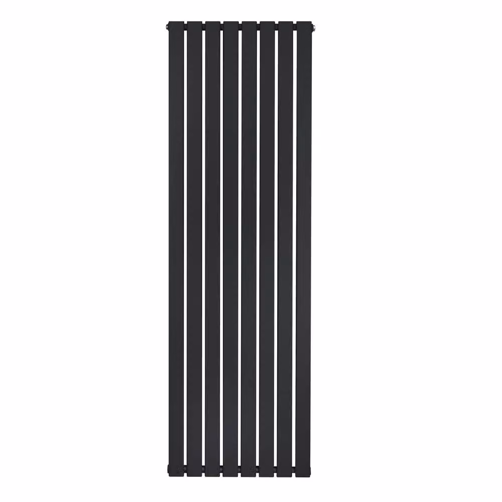 Monstershop Flat Single Column Steel Radiator, Black, H 180 cm x W 56 cm – 2