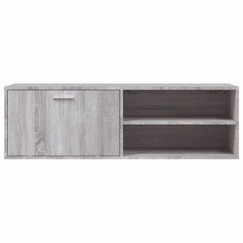 Berkfield Home Grey Sonoma TV Cabinet in Engineered Wood, W/D/H: 120 x 34 x 37 cm – 4