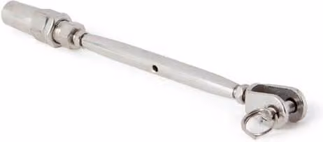 Ecoscape Stainless Steel Swageless Turnbuckle Connector for 3mm Wire in Silver