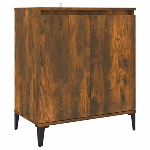 vidaXL Sideboard in Smoked Oak, Brown, W/D/H: 60 x 35 x 70 cm