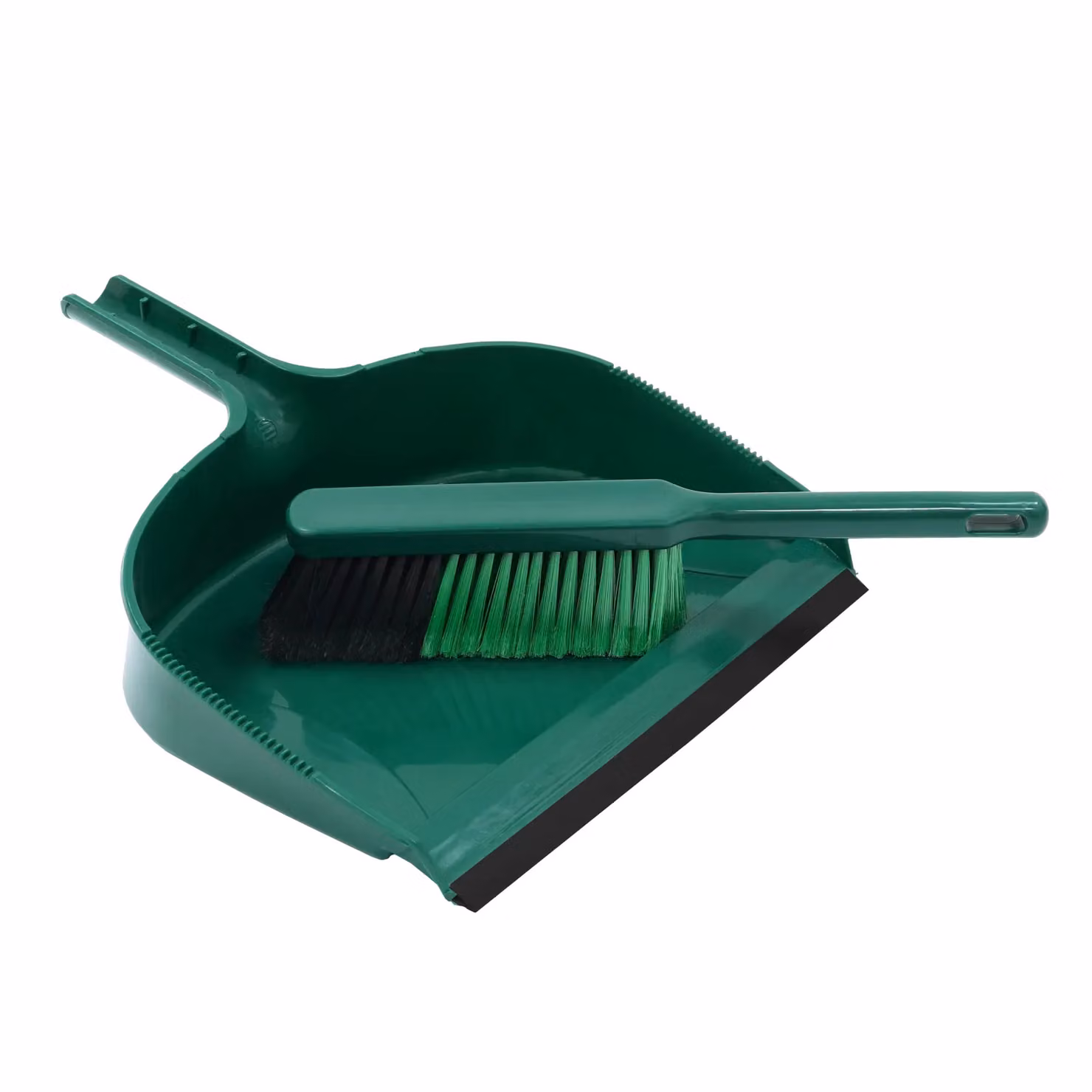 JVL Wall-Mountable Large Outdoor Dustpan and Brush Set, Green – 2
