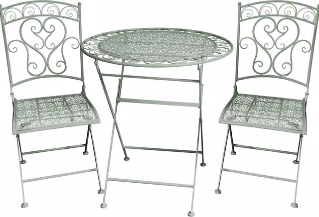 Garden Gear Two Seater Bistro Outdoor Patio Balcony Set in Green