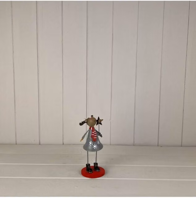 KDMD Multicolour Tall Metal Reindeer Christmas Figurine