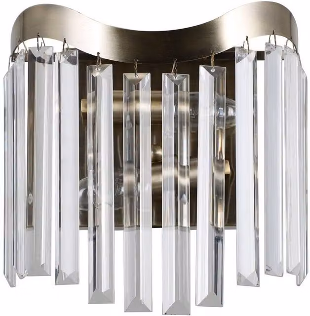 Italux Sabrig Antique Bronze Wall Light with 2 E14 Lights in Brown – 2