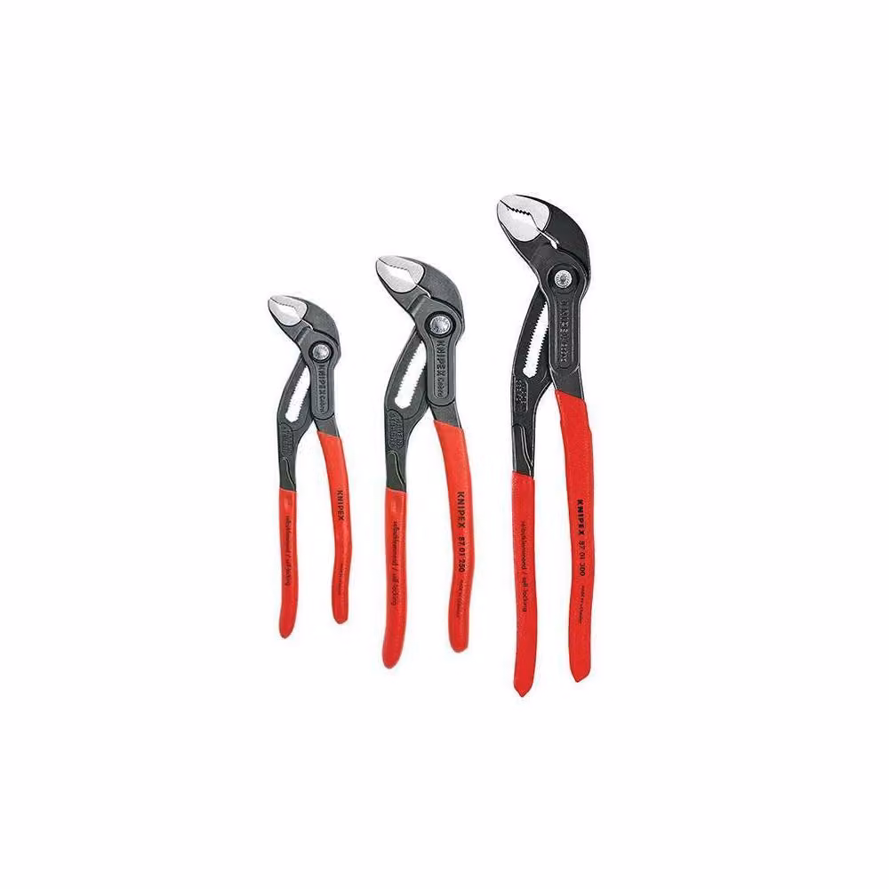 Knipex Cobra Water Pump Pliers 3 Piece Set, Red – 2