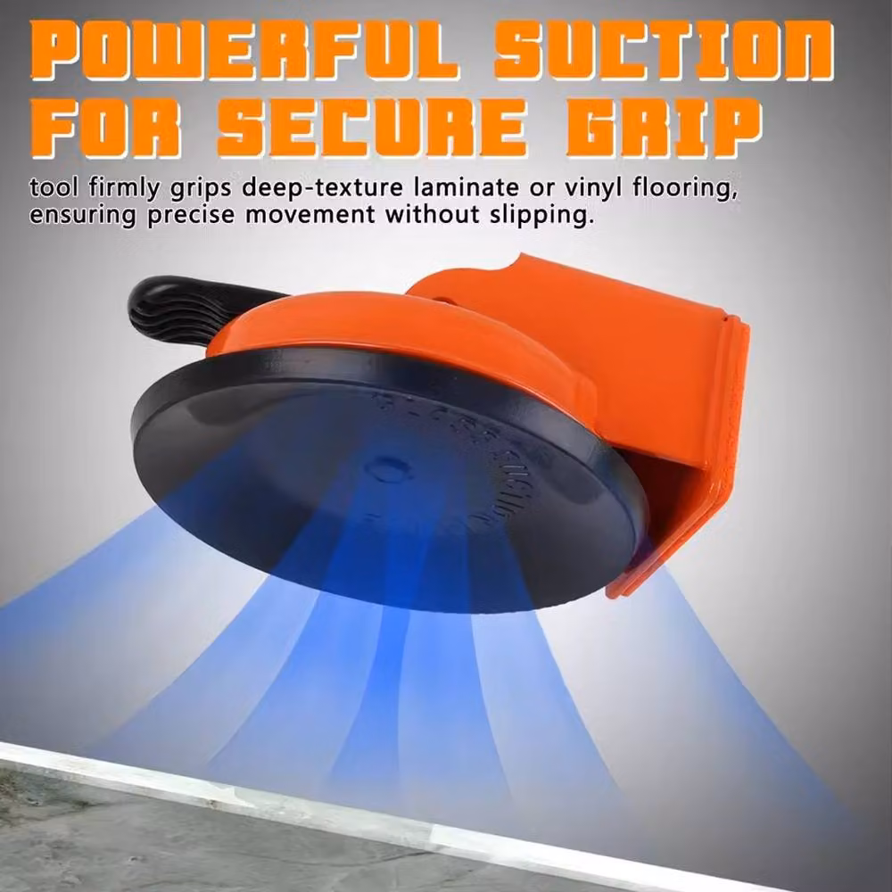 Ventryn Floor Gap Fixer Tool with Power Suction Cup for Hardwood and Laminate, Orange – 2