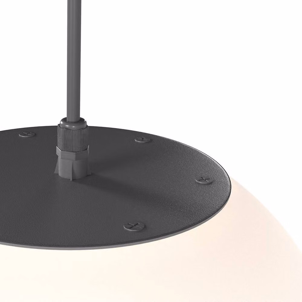 Maytoni Erda Outdoor Globe Ceiling Light in Black with E27 Socket and IP54 Rating – 2