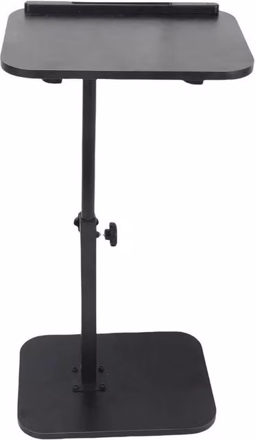 PAWNORA Multifunctional Portable Laptop Desk in Black with Tilting Top and Adjustable Height – 1