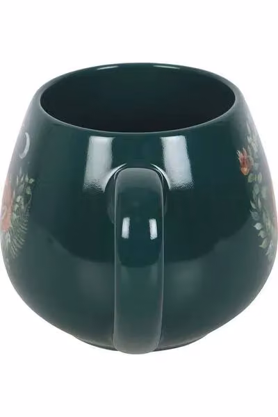 KDMD Green Sleeping Fox Ceramic Mug, 500 ml – 3