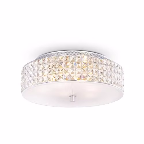 Ideal Lux Roma 6 Light Chrome Ceiling Light with G9 Halogen Bulbs