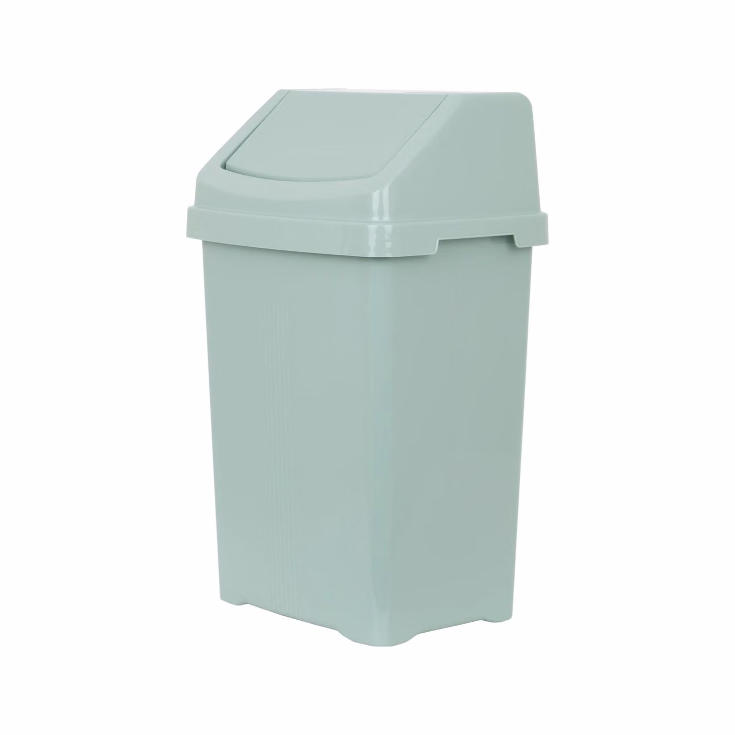 Wham 25L Green Plastic Swing Top Waste Bin – 2