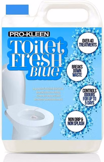 ProKleen Caravan and Motorhome Chemical Toilet Fresh Blue Cleaner, 5 l