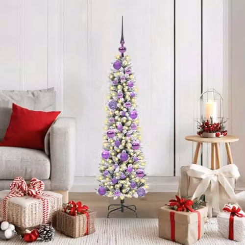 vidaXL Artificial White Christmas Tree, Height: 120 cm – 2