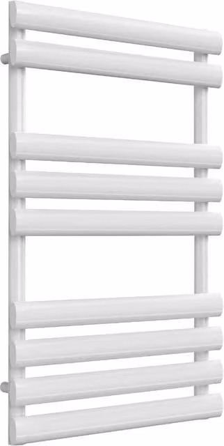 Bathroom Kingdom Arbori White Designer Flat Panel Heated Towel Rail W: 50 cm, H: 82 cm