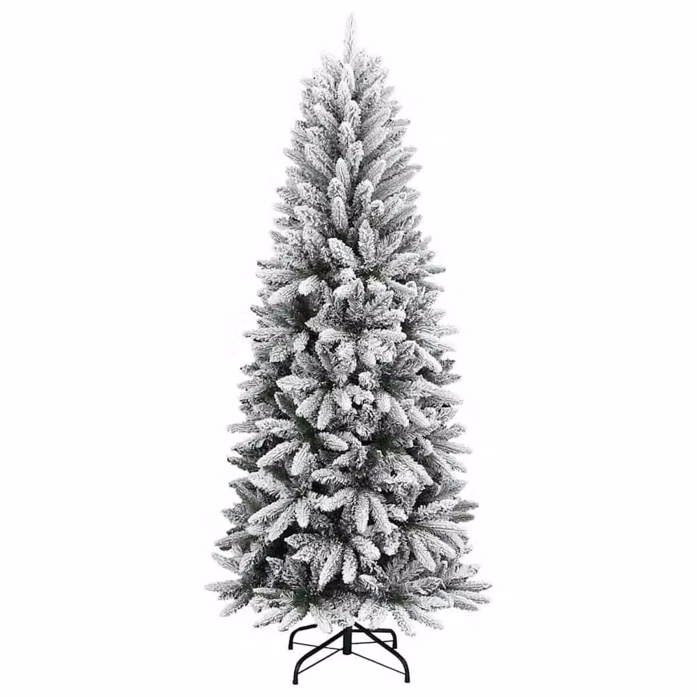 Berkfield Home Artificial Christmas Tree with 300 White LEDs, Green, W/D/H: 73 x 73 x 180 cm – 3