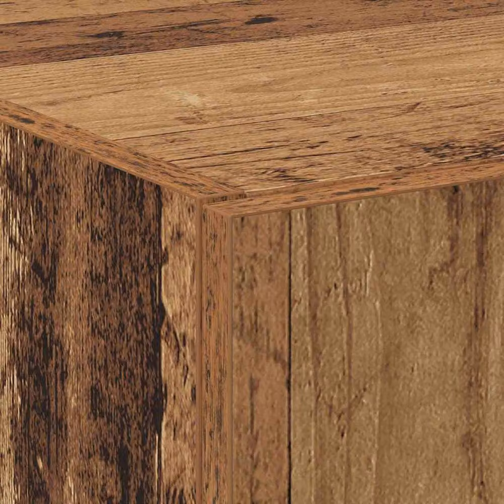 Berkfield Home Old Wood Highboard in Brown, W/D/H: 60 x 32 x 153 cm – 5