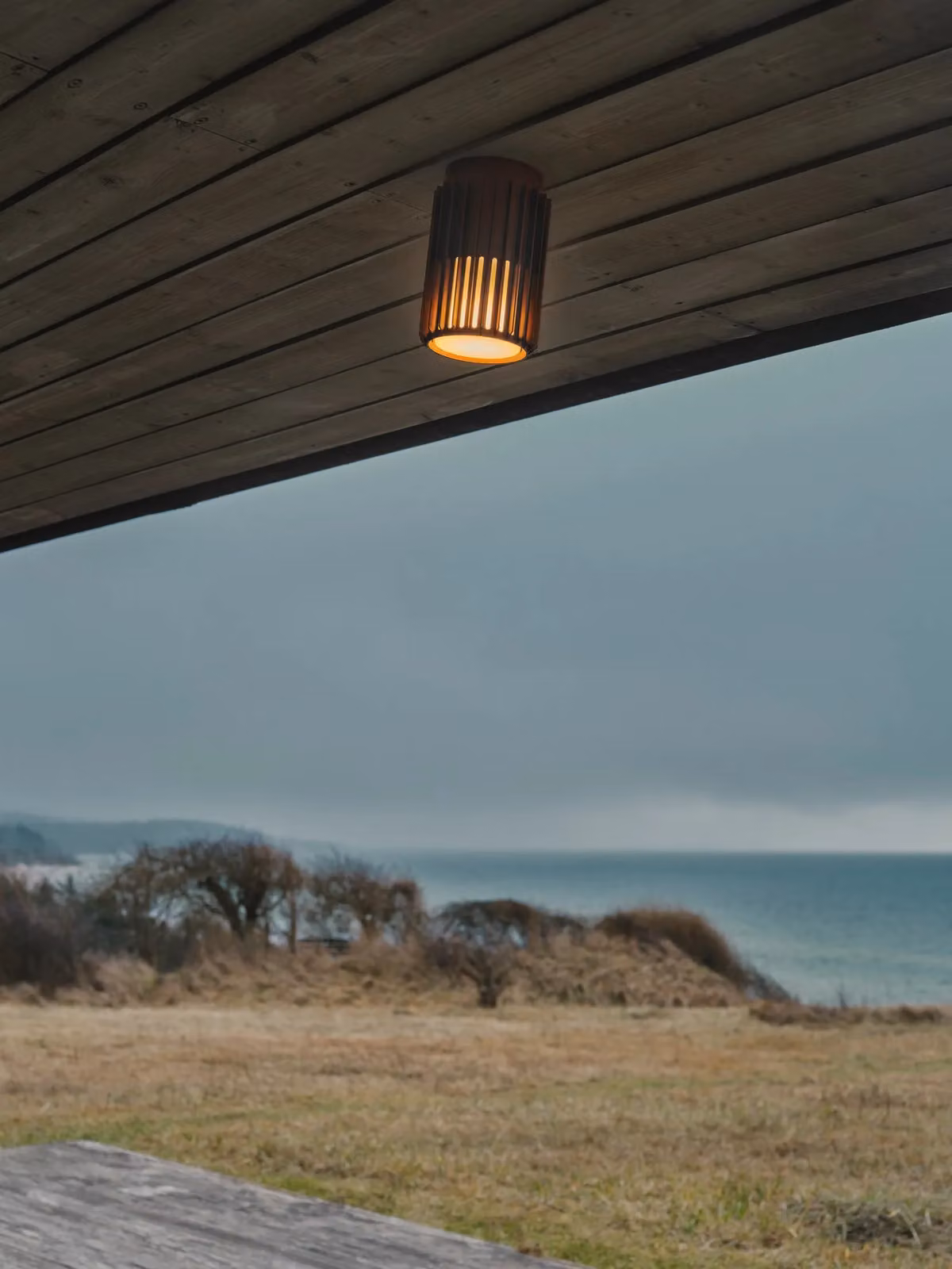 Nordlux Aludra Brown Metal Outdoor Ceiling Light with E27 Bulb Socket and IP54 Rating – 3