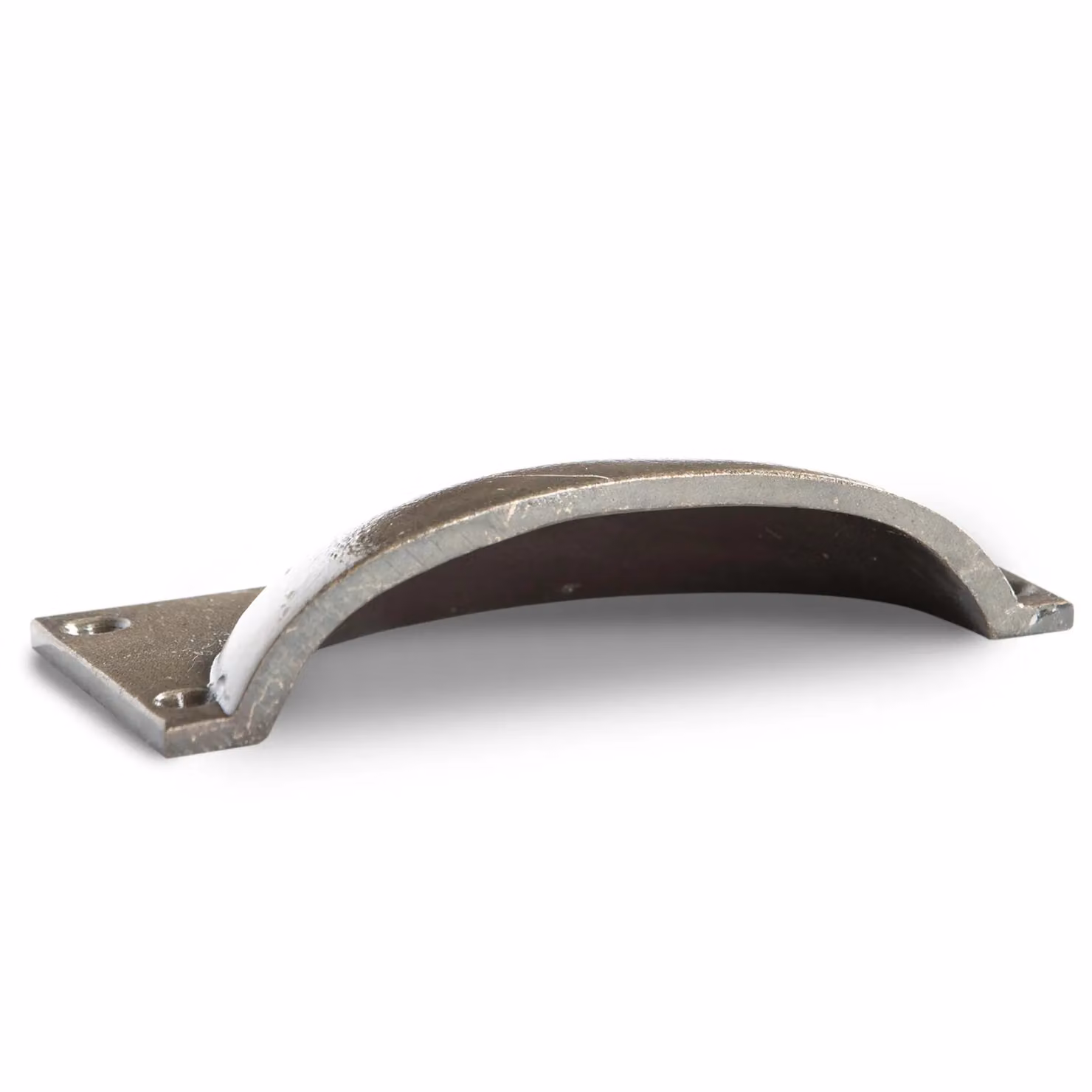Hammer and Tongs Gold Rectangular Cabinet Drawer Pull in Brass and Iron, W: 10.5 cm, H: 5 cm – 2