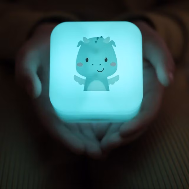 Cloud B Cube B Drake The Dragon Night Light and Reading Lamp in White and Green – 1
