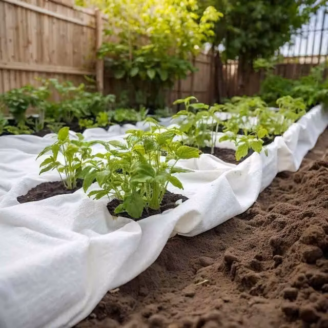 Berkfield Home White Polyester Fibre Geotextile Membrane for Weed Control, 1 x 10 m – 1