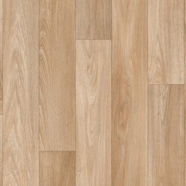 IVC Light Beige Wood Effect Vinyl Flooring Sheet with Felt Backing, W: 100 cm, L: 300 cm – 1