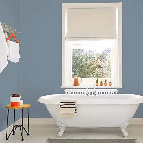 Dulux Easycare Bathroom Soft Sheen Emulsion Paint for Walls and Ceilings, Blue, 2.5 l – 4