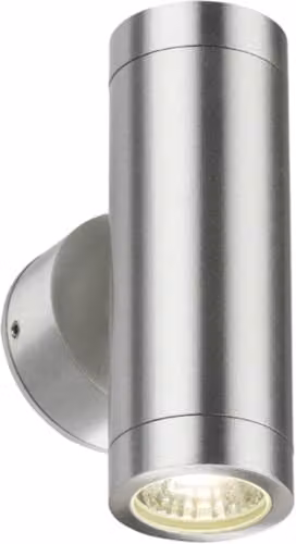 Netlighting Grey Aluminium LED Up/Down Wall Light IP65 – 1