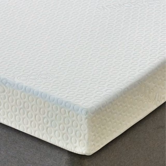 Starlight Beds Harmony 2 Layer Essential Eco Foam and Cool Blue Memory Foam Mattress, White, Double, Medium Firm, Depth: 15 cm, W/D/H: 140 x 200 cm