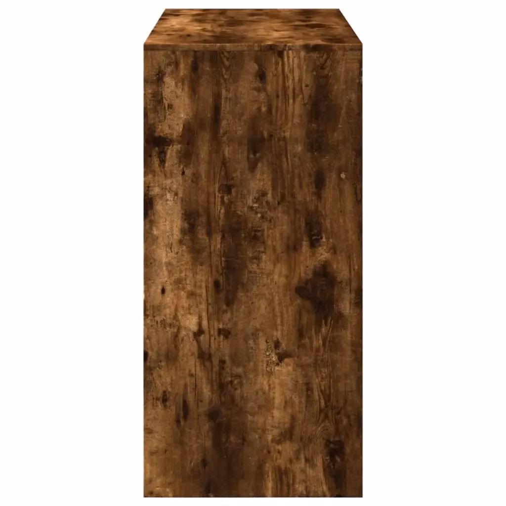 Berkfield Home Bar Table in Smoked Oak Brown, W/D/H: 102 x 50 x 103.5 cm – 5