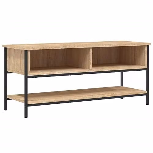 vidaXL Industrial TV Cabinet in Brown, W/D/H: 100 x 35 x 45 cm – 1