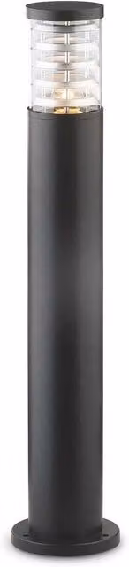 Netlighting Tronco Outdoor Tall Bollard Light in Black with Transparent Glass and Aluminium Body, IP44, E27 – 2