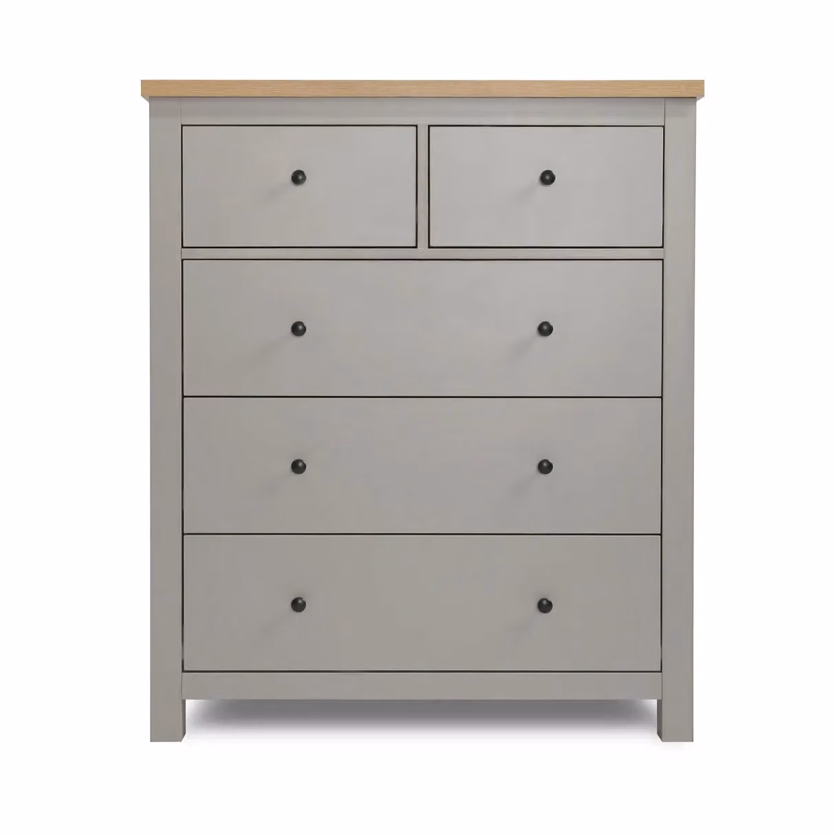 Home Garden Direct Wiltshire 5 Drawer Chest in Grey – 2