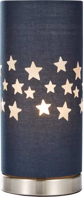 Litecraft Glow Children's Star Table Lamp in Blue and Silver
