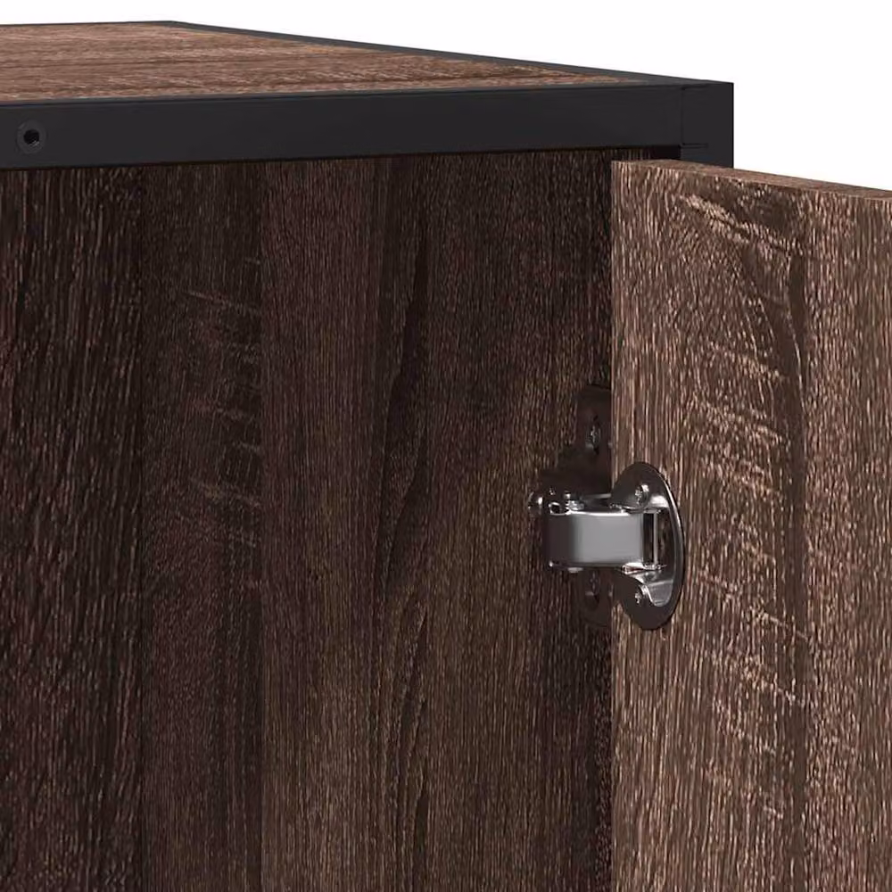 Berkfield Home Brown Oak Sideboard, W/D/H: 62 x 35 x 76 cm – 6