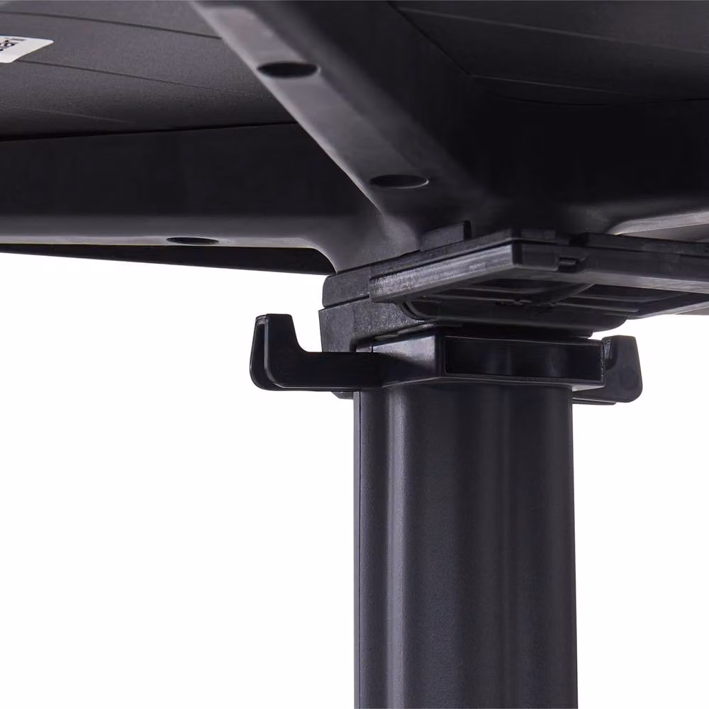 Wyld and Coco Black Matt Metal Bistro Table with Flip-Top, W/D/H: 60 x 60 x 111 cm – 5