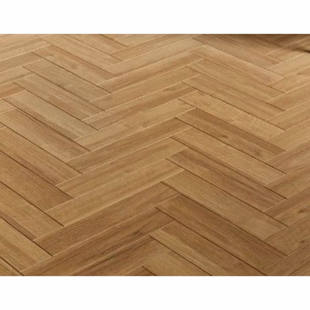 Vinyl Flooring UK Chene15 Herringbone Engineered Parquet Flooring in Brown with Satin Lacquered Finish – 2