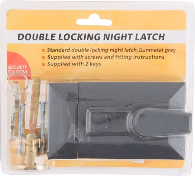 Hiatt Hardware Standard Deadlatch in Gunmetal Grey
