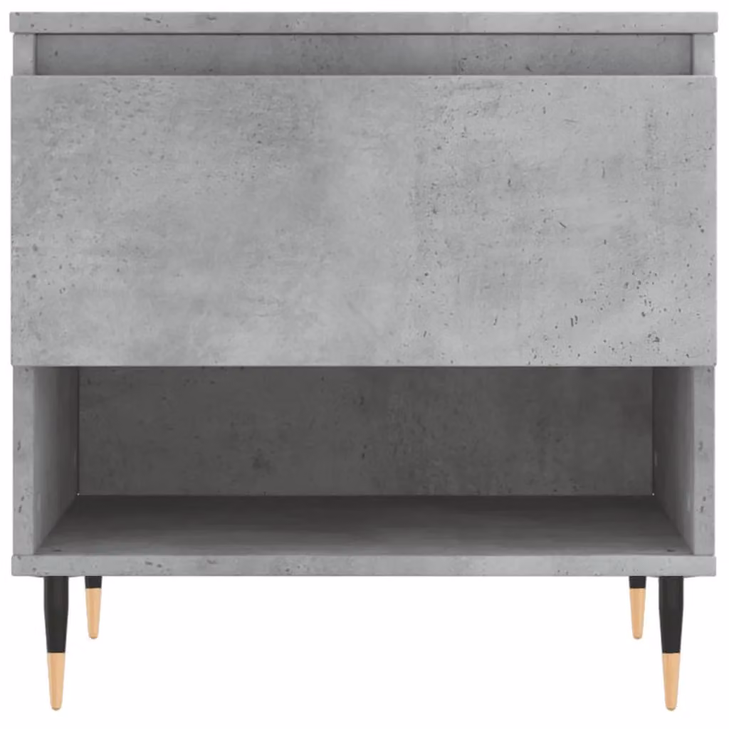 Berkfield Home Modern Square Coffee Table in Concrete Grey, W/D/H: 50 x 46 x 50 cm – 2
