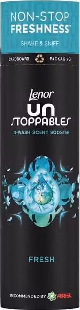 Lenor Unstoppables In-Wash Scent Booster Beads, Fresh Blue, 320g