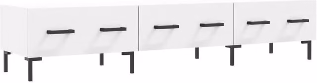 Berkfield Home Modern White TV Cabinet W/D/H: 150 x 36 x 30 cm – 1