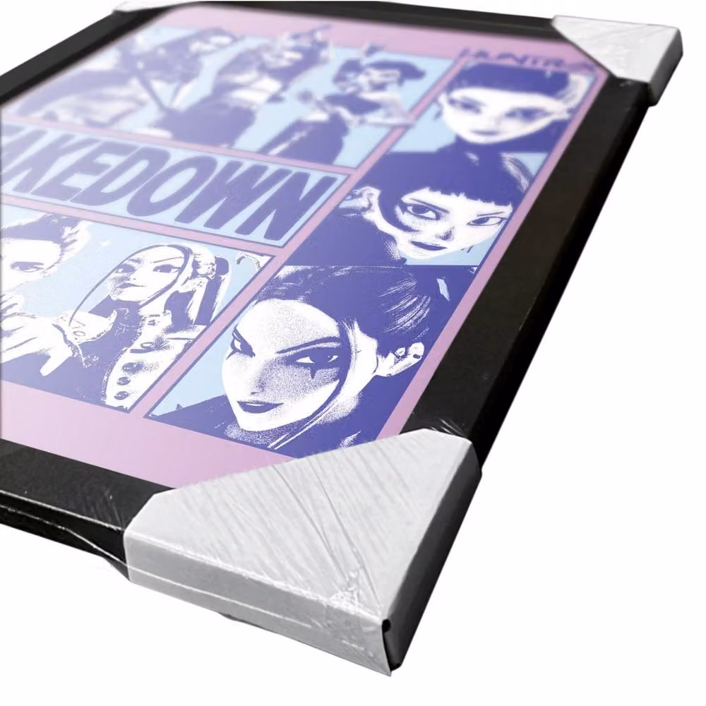 Netflix Takedown Rectangular Framed Paper Poster in Blue – 2