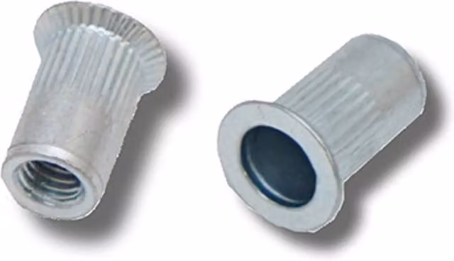 JRP Riveting Products M12 x 29.0 mm Steel Rivet Nuts in Silver