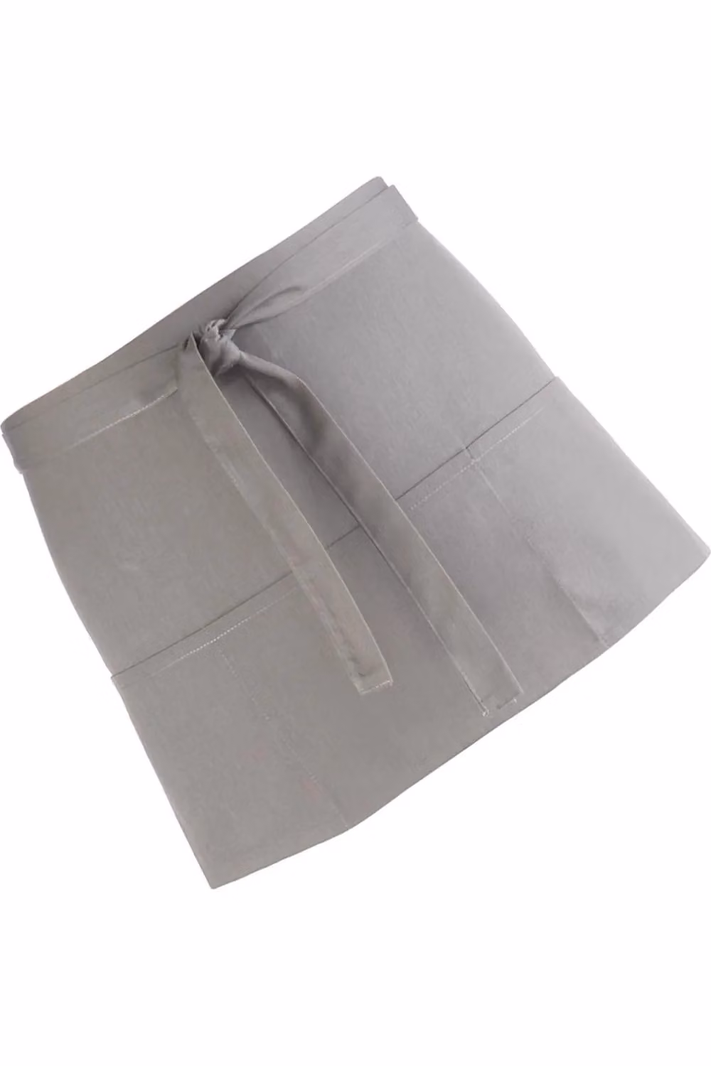 Premier Colours Pack of 2 Silver Poly-Cotton 3 Pocket Workwear Aprons – 2