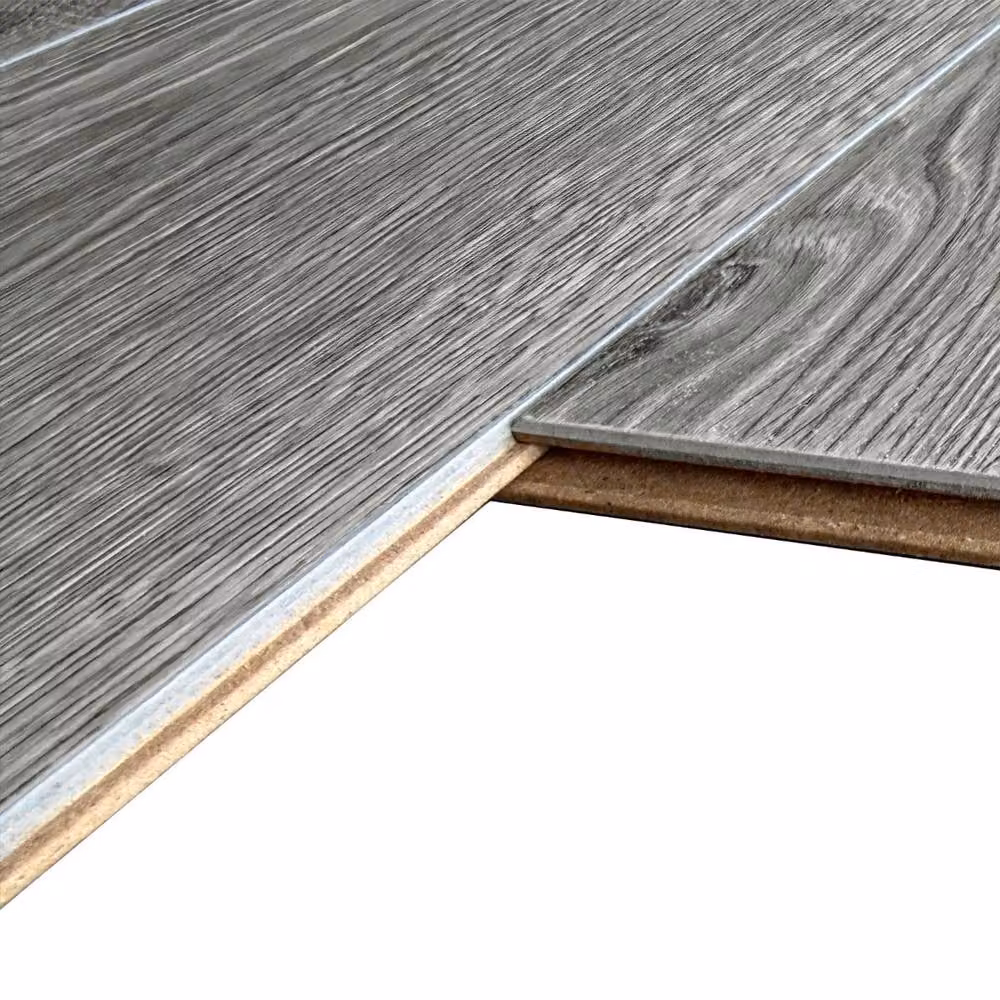 AGT Wood Effect Click Laminate Flooring in Stone Beige Sand Grey – 3